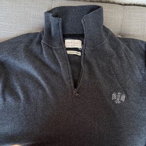 Original Weatherproof Men's Gray Zip-Up Sweater